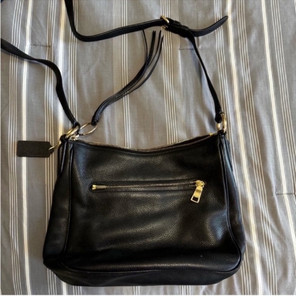Coach Black Leather Crossbody Bag - Picture 2 of 3